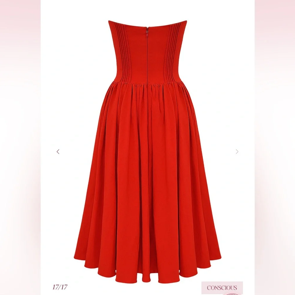 House of CB Red Midi Dress - Picture 6 of 10
